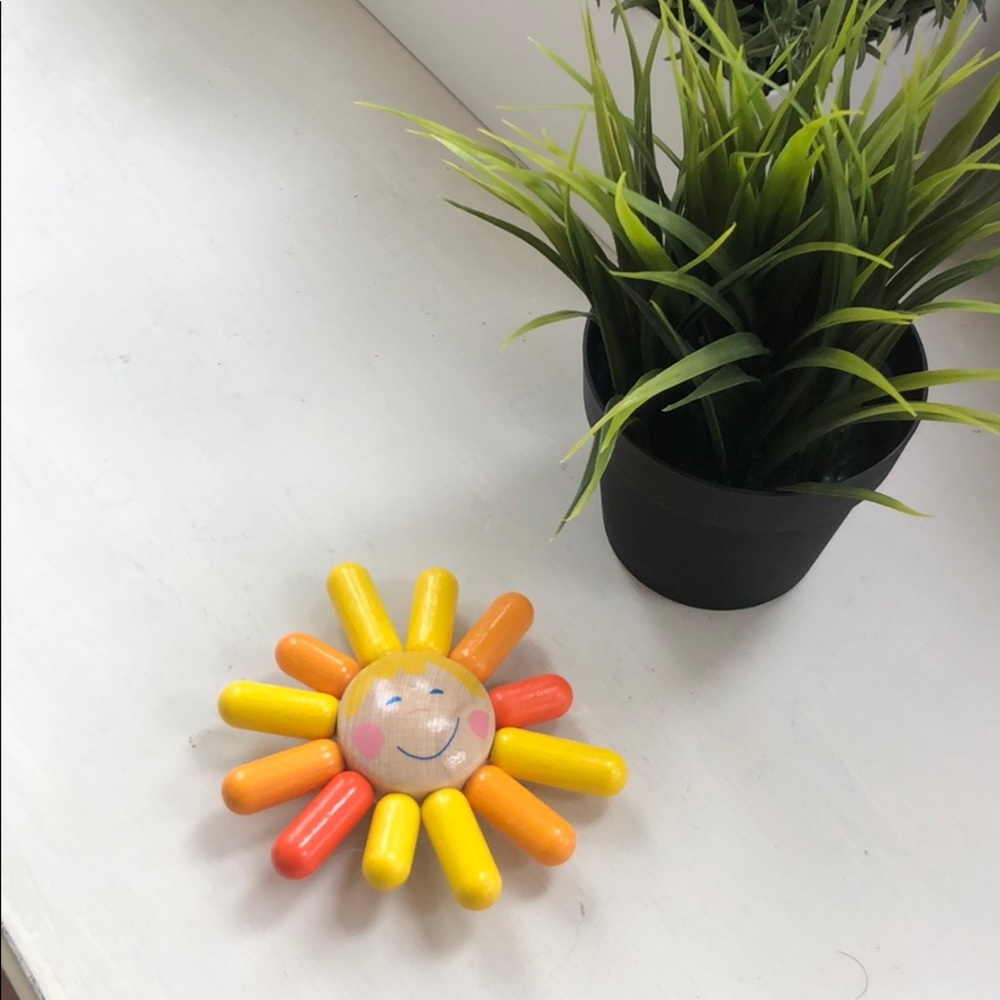 Wooden rattle